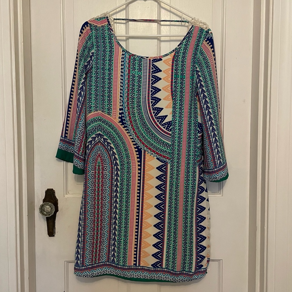 Pink owl dress, size small, excellent condition